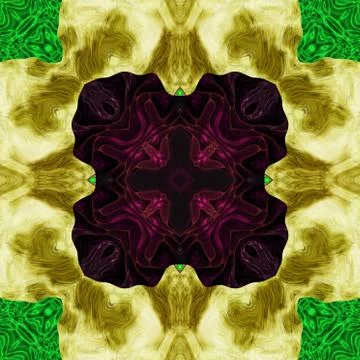 Ornamental pattern tile Stock Illustration