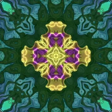 Ornamental pattern tile Stock Illustration