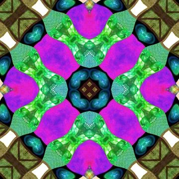 Ornamental pattern tile Stock Illustration