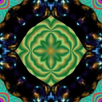 Ornamental pattern tile Stock Illustration