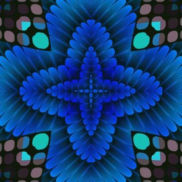 Ornamental pattern tile Stock Illustration