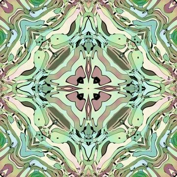 Ornamental pattern tile Stock Illustration