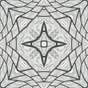 Ornamental pattern tile Stock Illustration