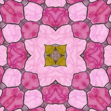 Ornamental pattern tile Stock Illustration