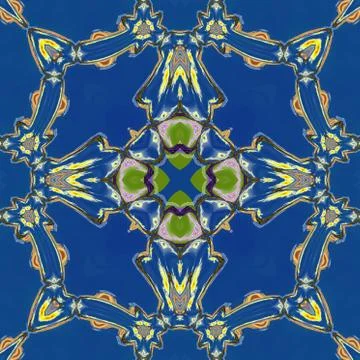 Ornamental pattern tile Stock Illustration