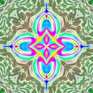 Ornamental pattern tile Stock Illustration