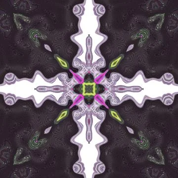 Ornamental pattern tile Stock Illustration