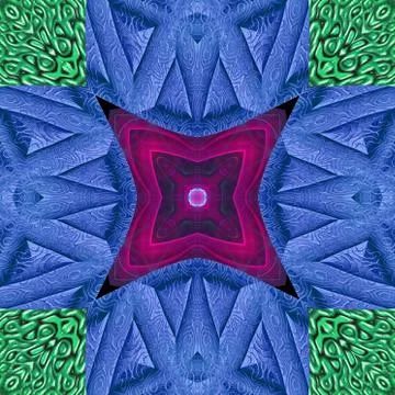 Ornamental pattern tile Stock Illustration