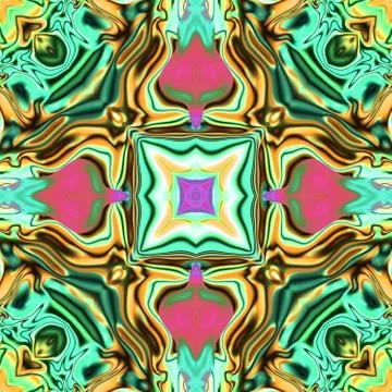 Ornamental pattern tile Stock Illustration