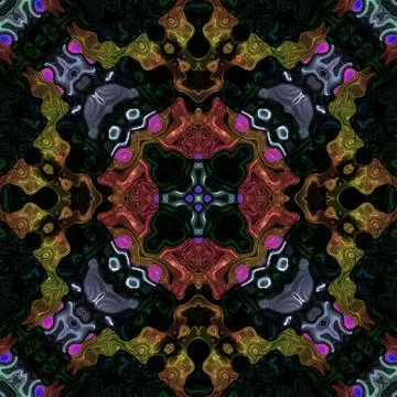 Ornamental pattern tile Stock Illustration