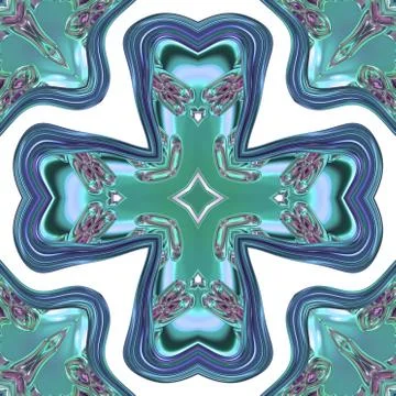 Ornamental pattern tile Stock Illustration