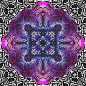 Ornamental pattern tile Stock Illustration