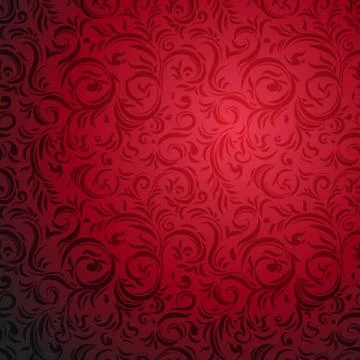 Ornamental red pattern Stock Illustration