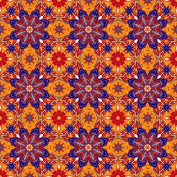 Ornamental round morocco seamless pattern. Orient traditional ornament. Oriental Illustrazione stock