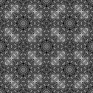 Ornamental Seamless Line Pattern. Endless Texture Illustrazione stock
