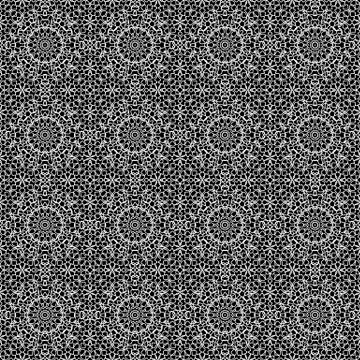 Ornamental Seamless Line Pattern Illustrazione stock