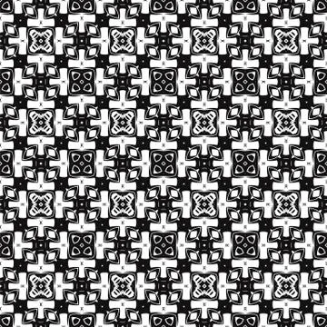 Ornamental Seamless Line Pattern Illustrazione stock