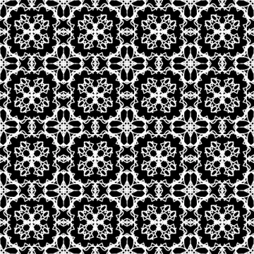Ornamental Seamless Line Pattern Illustrazione stock