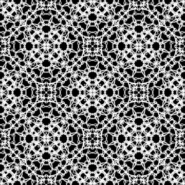 Ornamental Seamless Line Pattern Stock Illustration