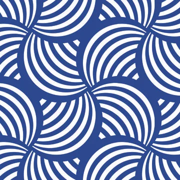 Ornamental seamless organic waves pattern Illustrazione stock