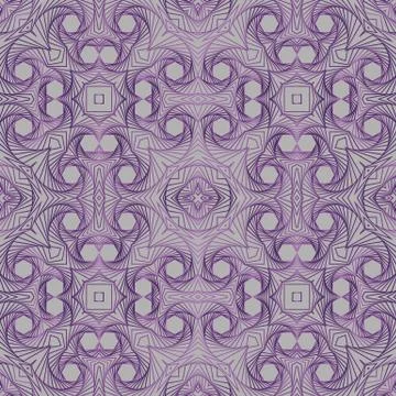 Ornamental seamless pattern with 3D illusion Illustrazione stock
