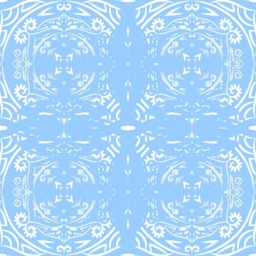 Ornamental seamless pattern. Abstract background can be used for wallpaper, w Illustrazione stock