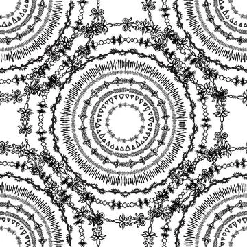 Ornamental seamless pattern can be used for wallpaper, website background, te Illustrazione stock