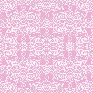 Ornamental Seamless Pattern. Laser Cut Template Stock Illustration