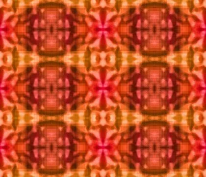 Ornamental seamless pattern - red and yellow spectrum 스톡 일러스트