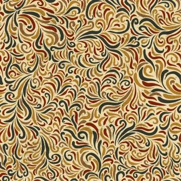 Ornamental seamless pattern. vector, eps10 Stock Illustration