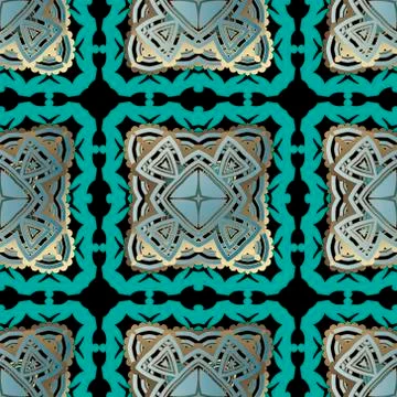 Ornamental seamless pattern. Vector plaid background. Textured repeat ethnic  스톡 일러스트