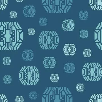 Ornamental seamless repeating pattern 스톡 일러스트