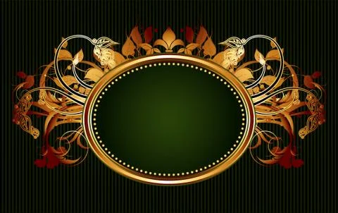 Ornamental shield Ilustração Stock