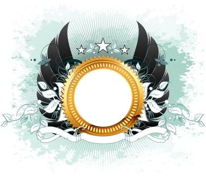 Ornamental shield Stock-Illustration