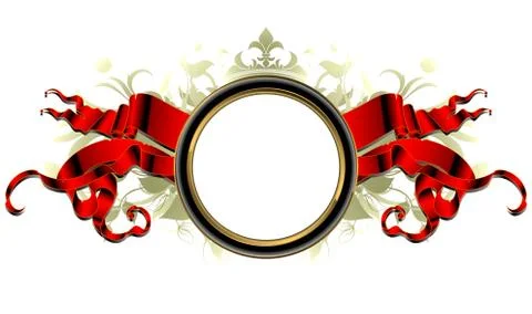 Ornamental shield Stock Illustration