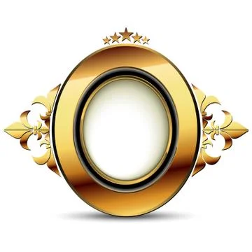 Ornamental shield Stock Illustration