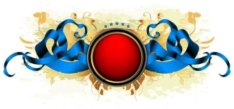 Ornamental shield Illustrazione stock