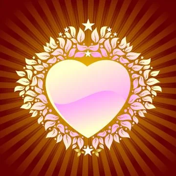 Ornamental shield Stock Illustration