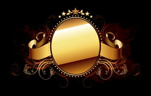 Ornamental shield Illustrazione stock