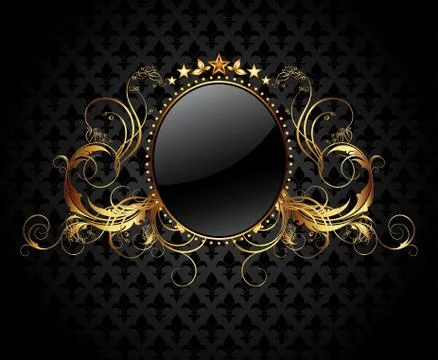 Ornamental shield Illustrazione stock