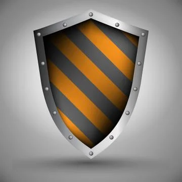 Ornamental shield Illustrazione stock