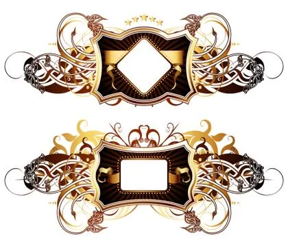 Ornamental shield Stock-Illustration