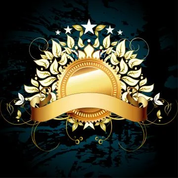 Ornamental shield Illustrazione stock