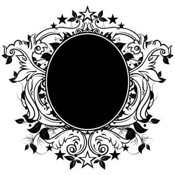 Ornamental shield Stock Illustration