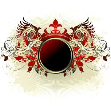 Ornamental shield Stock-Illustration