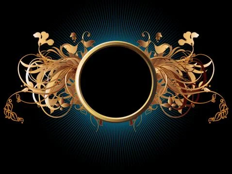 Ornamental shield Illustrazione stock