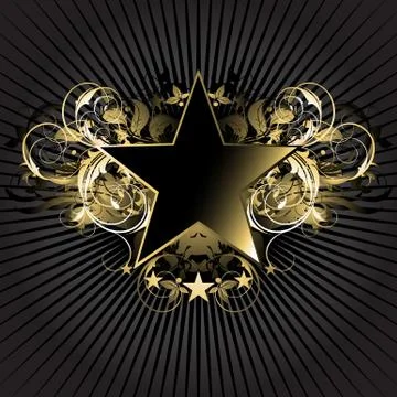 Ornamental shield Illustrazione stock