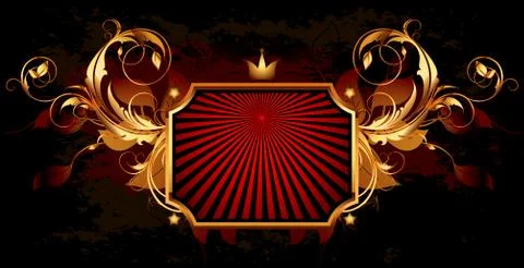 Ornamental shield Illustrazione stock