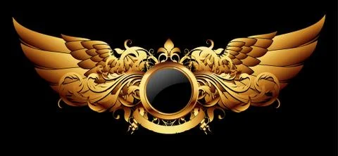 Ornamental shield Stock Illustration