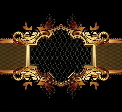 Ornamental shield Stock Illustration